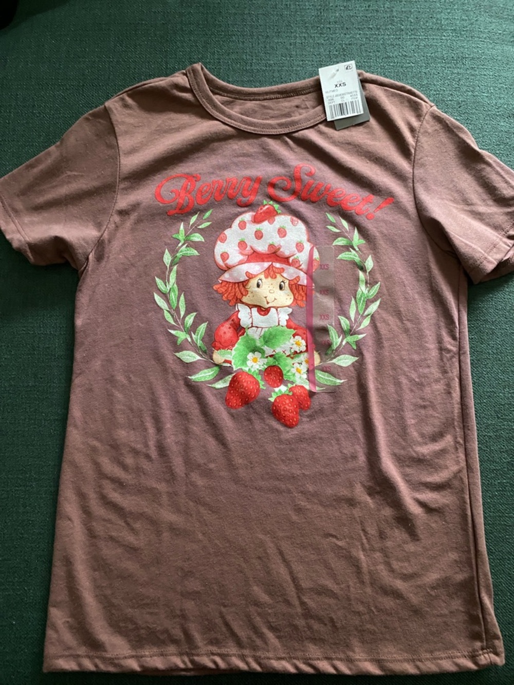Juniors Berry Sweet Graphic Tee - Pink